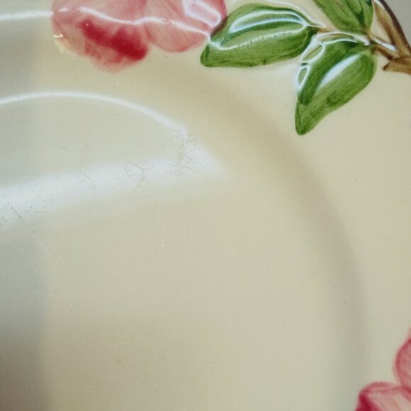 4 Franciscan Desert Rose 1940s small plates - Picture 3 of 11